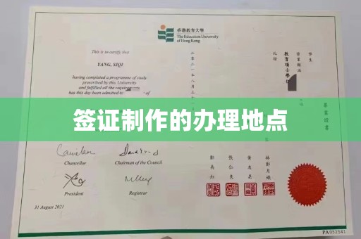 扬中签证制作的办理地点