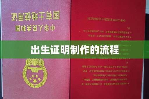 扬中出生证明制作的流程