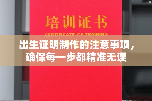 扬中出生证明制作的注意事项，确保每一步都精准无误