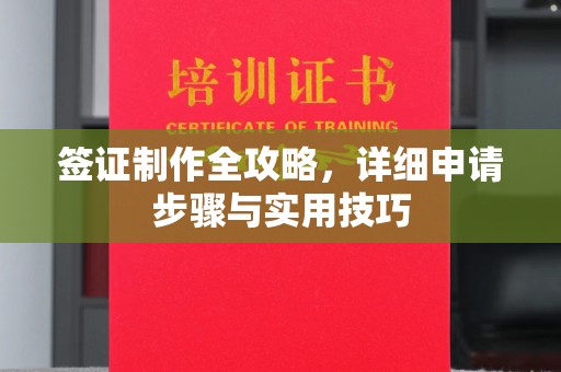 扬中签证制作全攻略，详细申请步骤与实用技巧