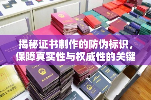 扬中揭秘证书制作的防伪标识，保障真实性与权威性的关键